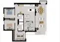 living - Last two units: penthouses in Istan for sale offering amazing sea views over  Istan Lake and the sea. - Floor Plan thumbnail - 4