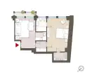 living - Sforza 4 unità 843 - Living - Dils - Plan d'étage thumbnail - 1