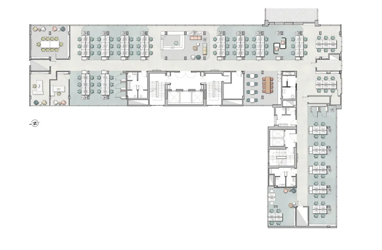office - C90 - Office - Dils - Plan d'étage - 1