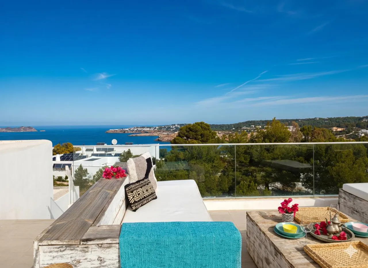 living - 135m² house / villa for sale in San José, Balearic Islands - gallery - 3