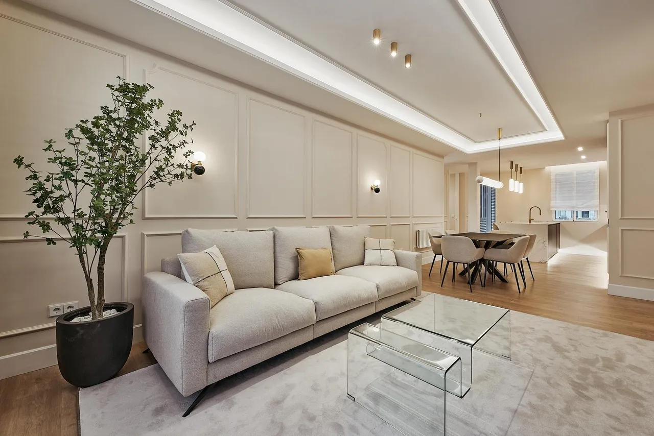 living - 187m² apartment with 10m² terrace for sale in Goya, Madrid - gallery - 2