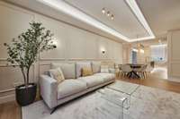 living - 187m² apartment with 10m² terrace for sale in Goya, Madrid - gallery thumbnail - 2