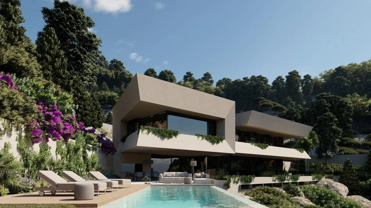 living - 660m² plot with 368m² terrace for sale in Son Vida - gallery - 5