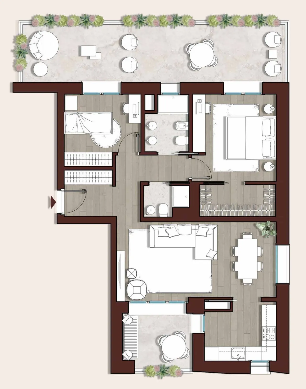 living - Comelico 41 - Wonen - Dils - Verdiepingsplan - 5