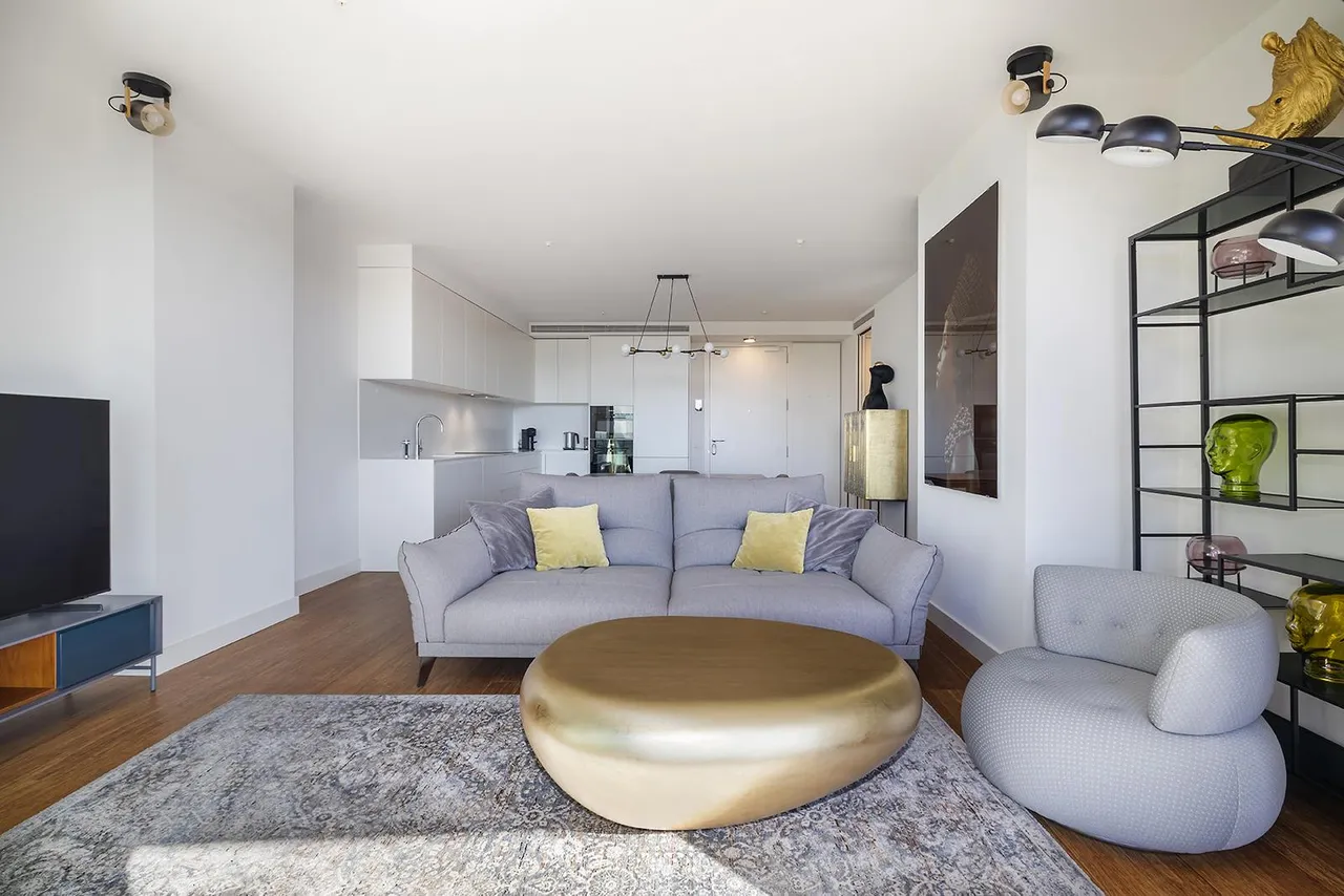 living - 87m² apartment with 20m² terrace for rent in Poblenou - gallery - 8