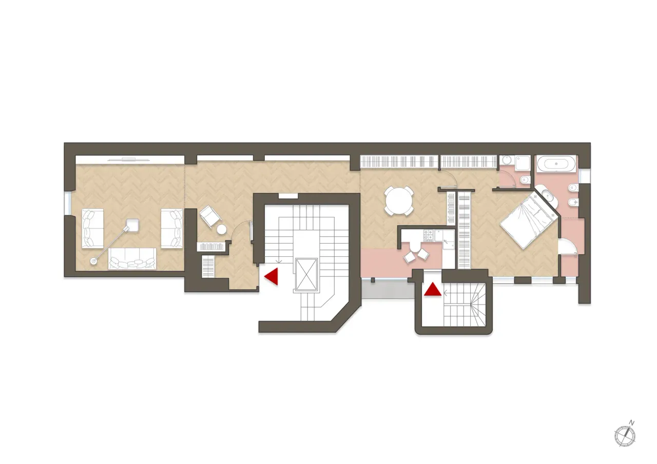 living - Telesio 14 - Living - Dils - Planimetria - 1