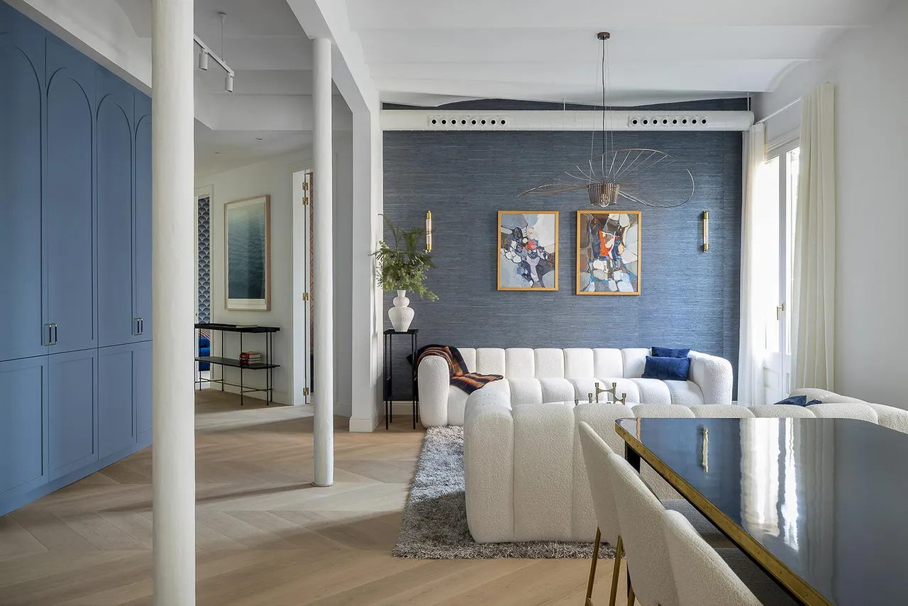 living - 199m² apartment with 7m² terrace for sale in Eixample Right - gallery - 5
