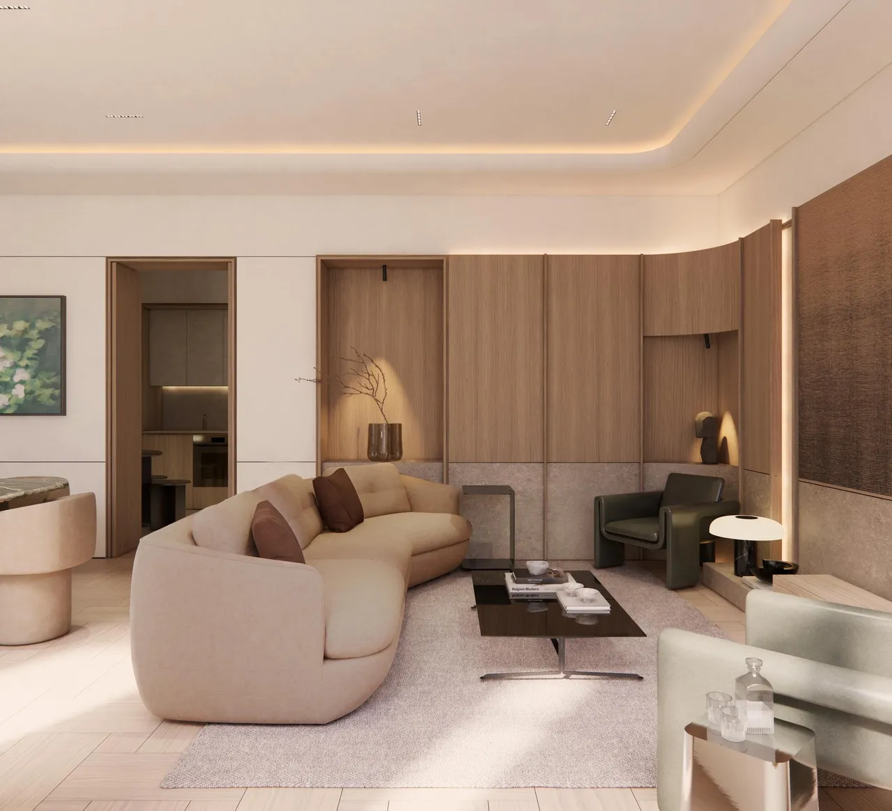 living - Piso de 191m² en venta en Castellana, Madrid - gallery - 4