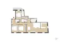living - Oriani 3 - Wonen - Dils - Verdiepingsplan thumbnail - 1