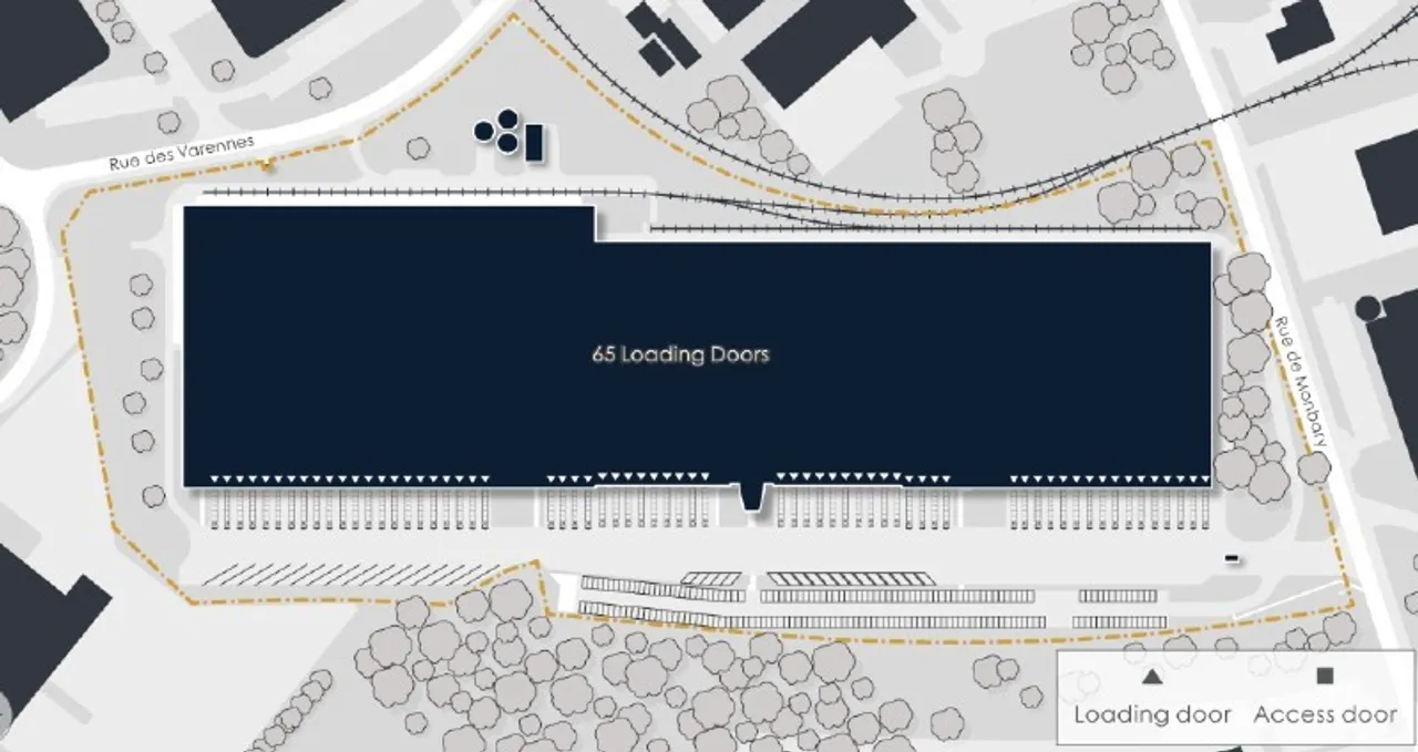logistics - Entrepôt Logistique À Louer - Plan d'étage - 1
