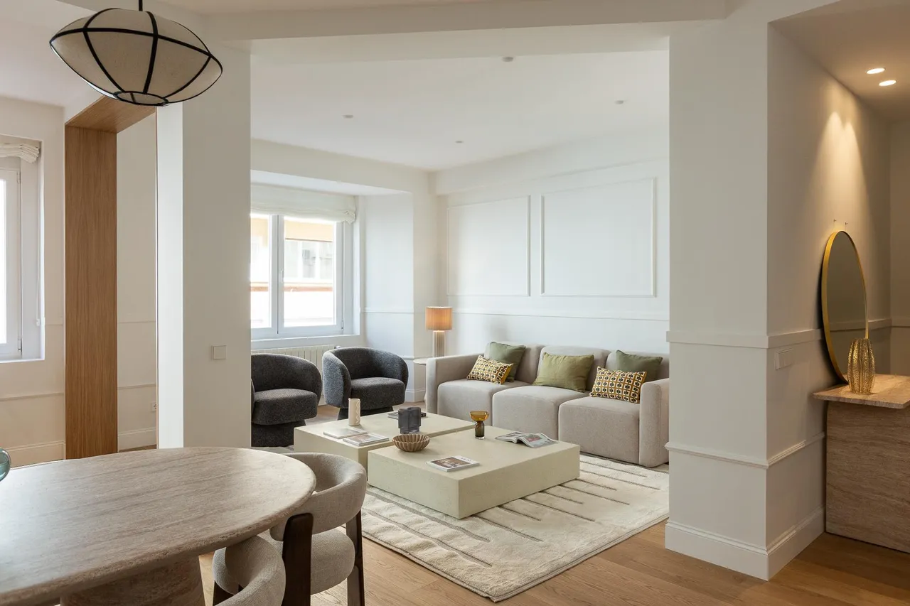 living - 212m² apartment for sale in Recoletos, Madrid - gallery - 8