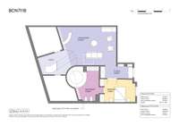 living - 176m² penthouse with 14m² terrace for sale in Eixample Left - Floor Plan thumbnail - 2