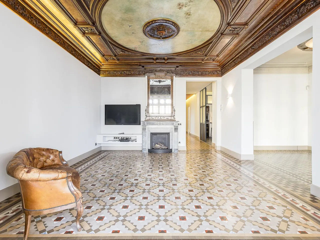 living - Piso de 196m² con 7m² terraza en venta en Eixample Derecho - gallery - 7