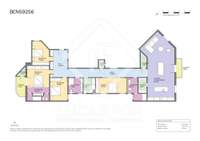 living - Piso de 231m² con 9m² terraza en venta en Eixample Derecho - Plano del piso thumbnail - 1