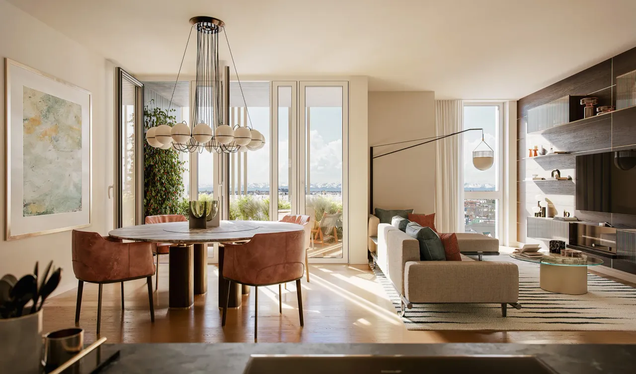 living - Navigli Towers - gallery - 3