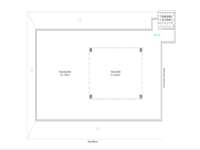 living - Ático de 253m² con 102m² terraza en venta en Milla de Oro - Plano del piso thumbnail - 1
