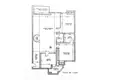 living - 119m² penthouse with 32m² terrace for sale in Patacona / Alboraya - Floor Plan thumbnail - 1