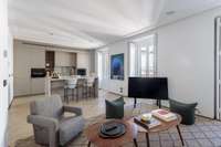 living - 100m² apartment for rent in Cortes / Huertas, Madrid - gallery thumbnail - 4