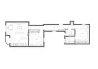 living - Piso de 94m² en venta en Prosperidad, Madrid - Plano del piso thumbnail - 1