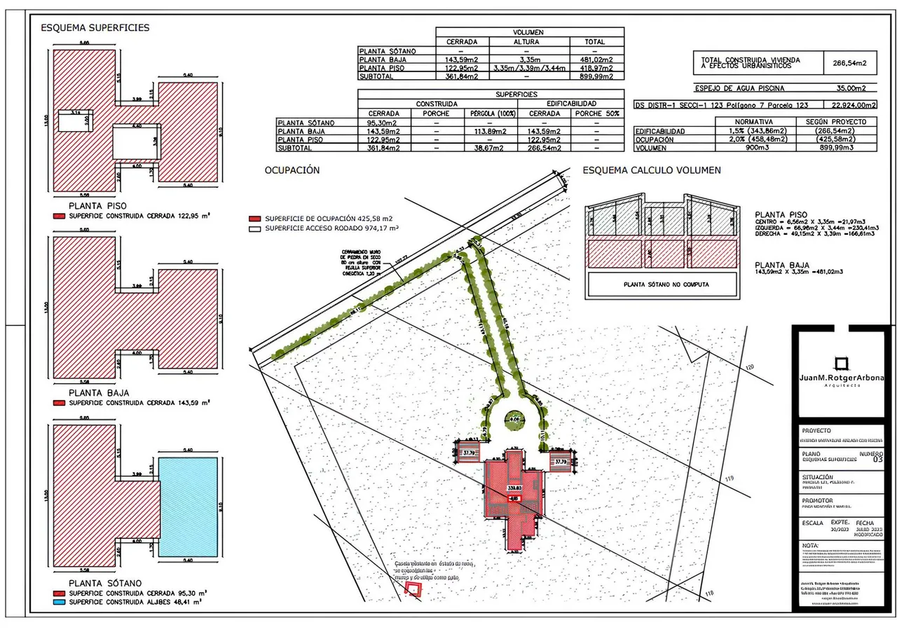 living - 362m² country house with 975m² garden for sale in Alaró - Floor Plan - 3