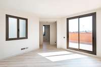 living - Ático de 62m² con 56m² terraza en venta en Eixample Derecho - gallery thumbnail - 4