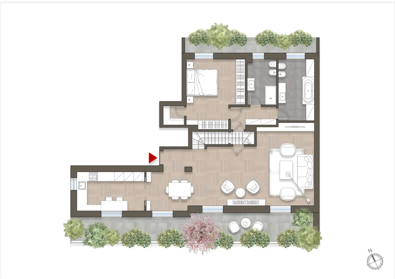 living - Caminadella 6 - Living - Dils - Floor Plan - 1