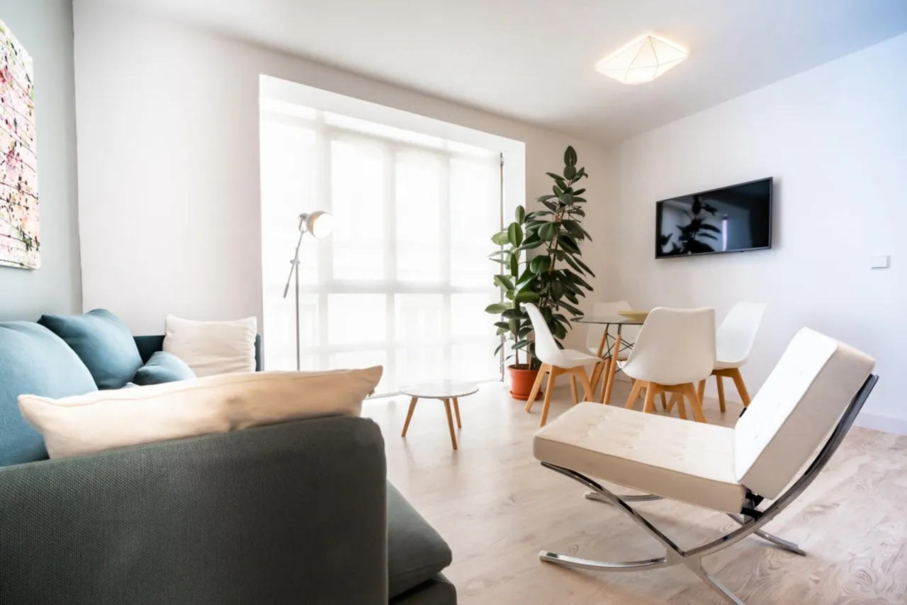 living - Piso de 50m² en alquiler en Chueca - Justicia, Madrid - gallery - 2