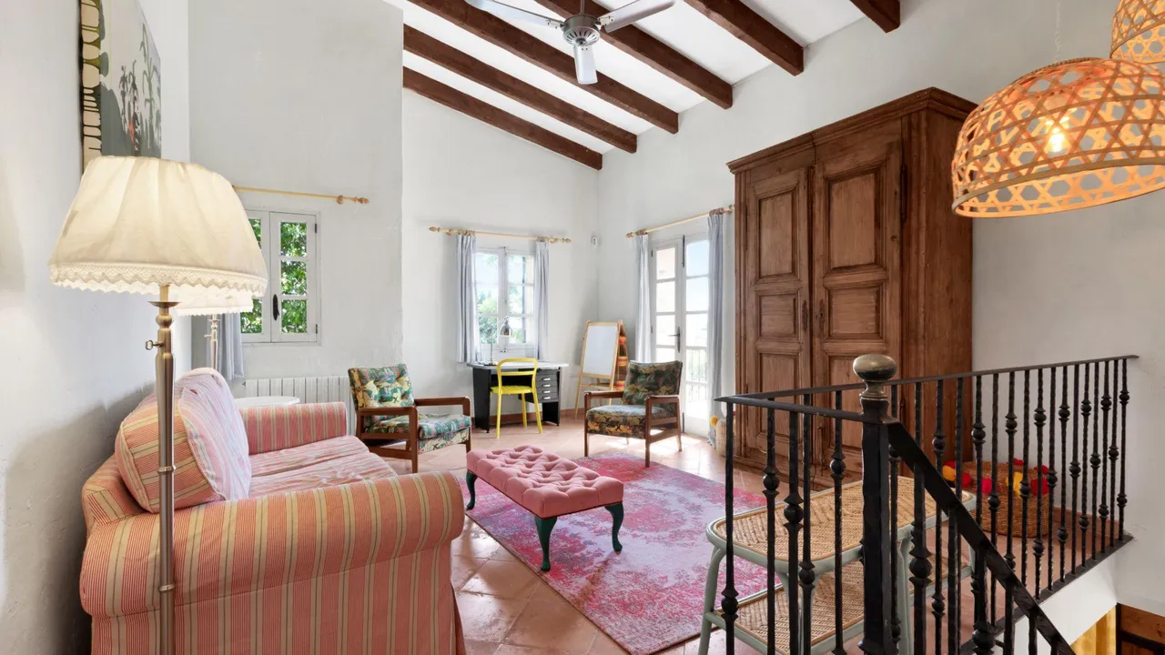 living - Casa rural de 328m² con 32m² terraza en venta en Pollença - gallery - 5