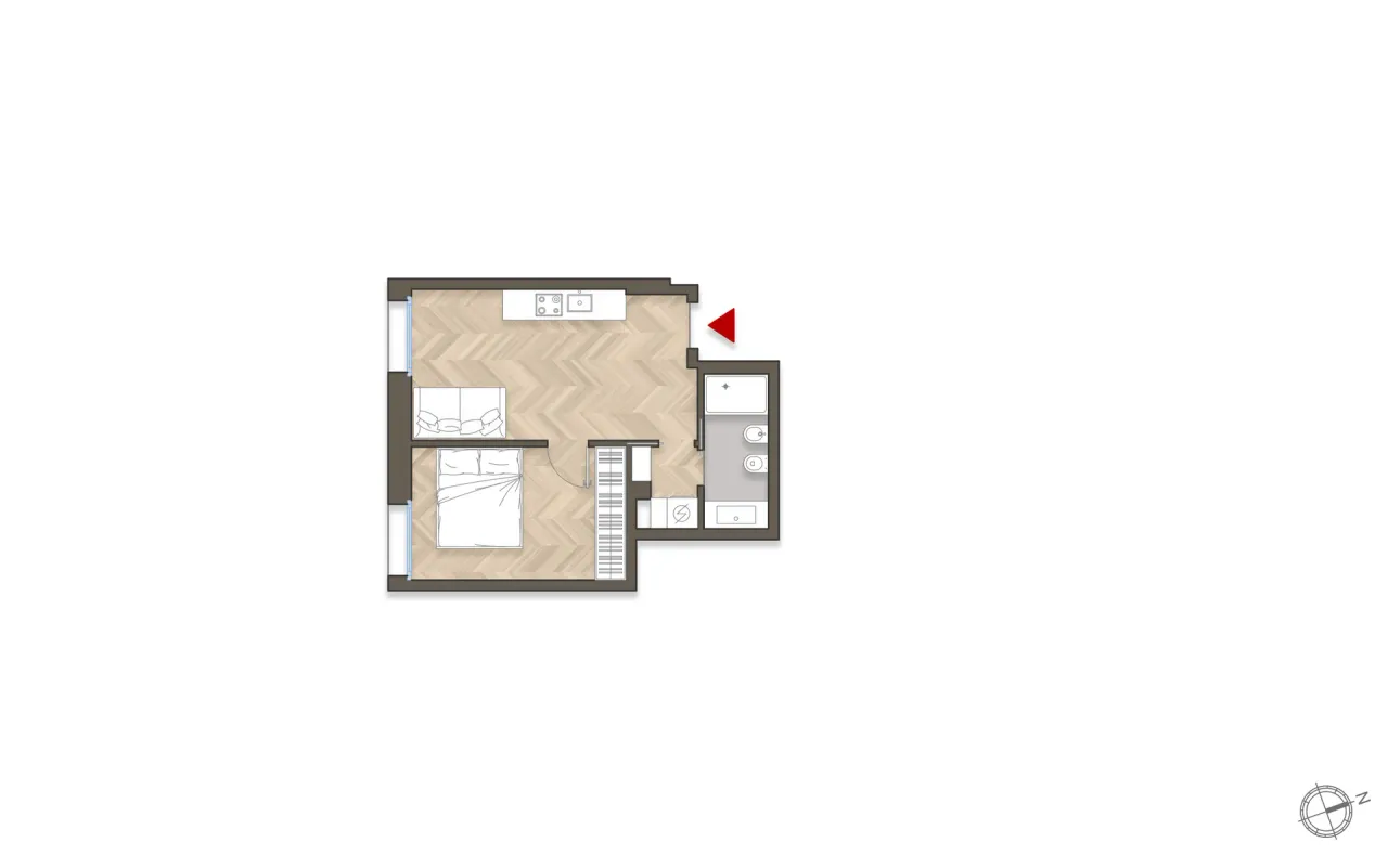living - Fara 39 - Living - Dils - Verdiepingsplan - 1