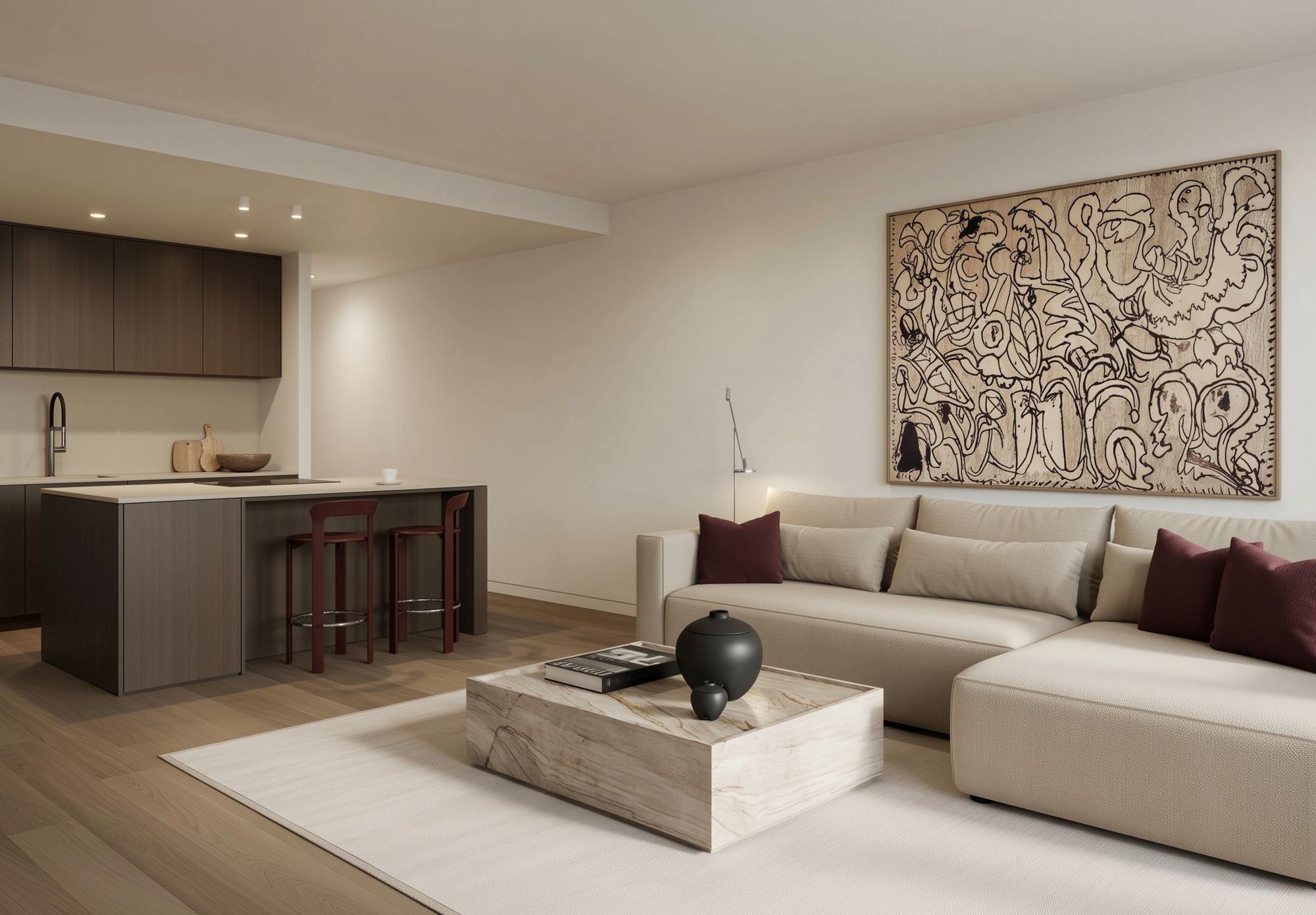 living - Piso de 167m² en venta en Sol, Madrid - gallery thumbnail - 2