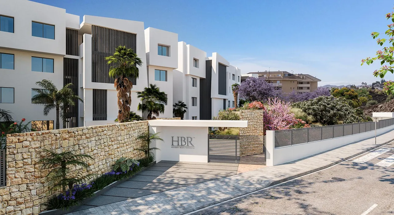 living - Higueron Bay Apartments - gallery - 7