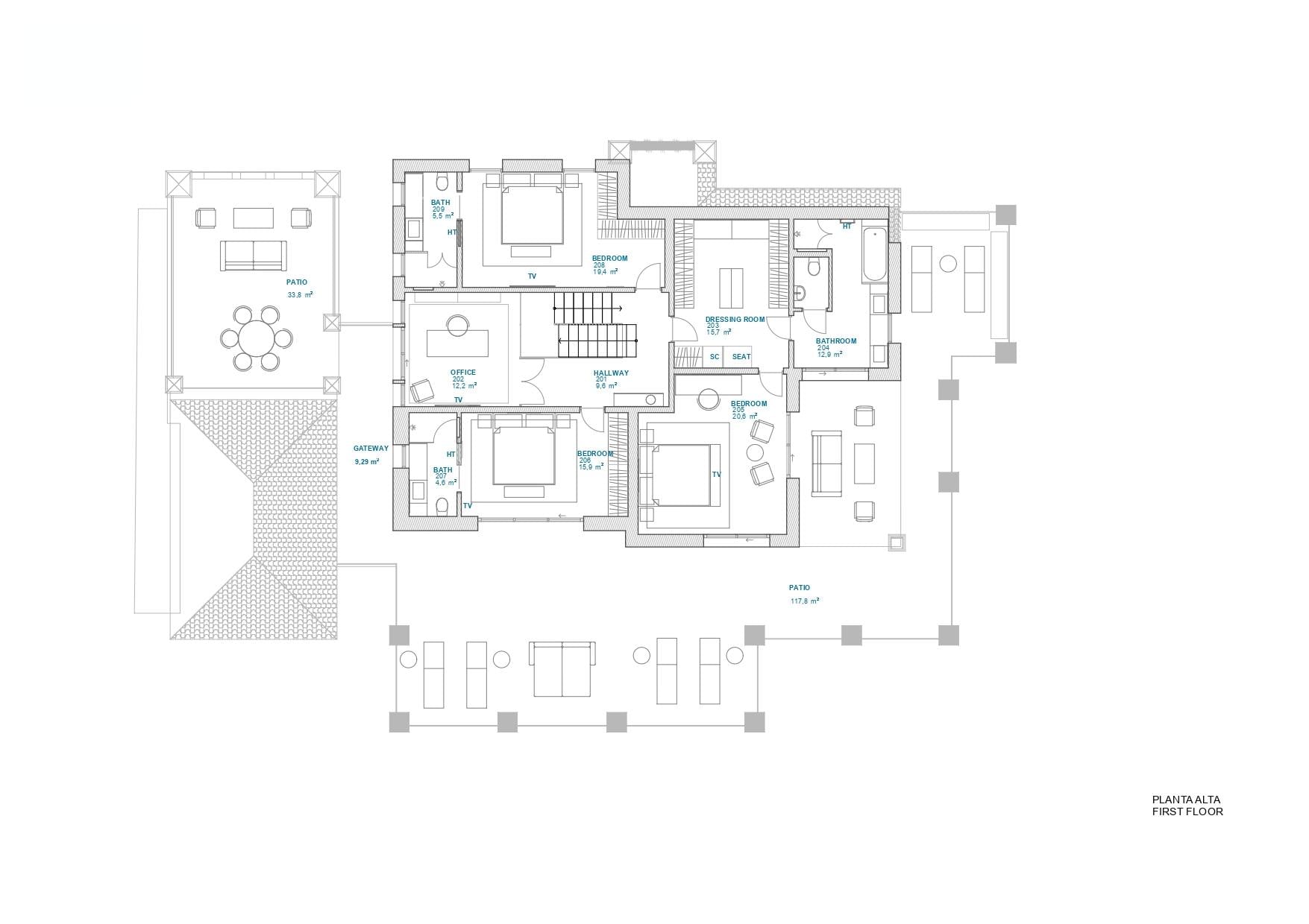 living - Casa / villa de 455m² con 123m² terraza en venta en Nueva Andalucía - Plano del piso thumbnail - 2