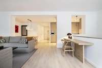 living - 238m² apartment with 49m² terrace for rent in Gràcia - gallery thumbnail - 4