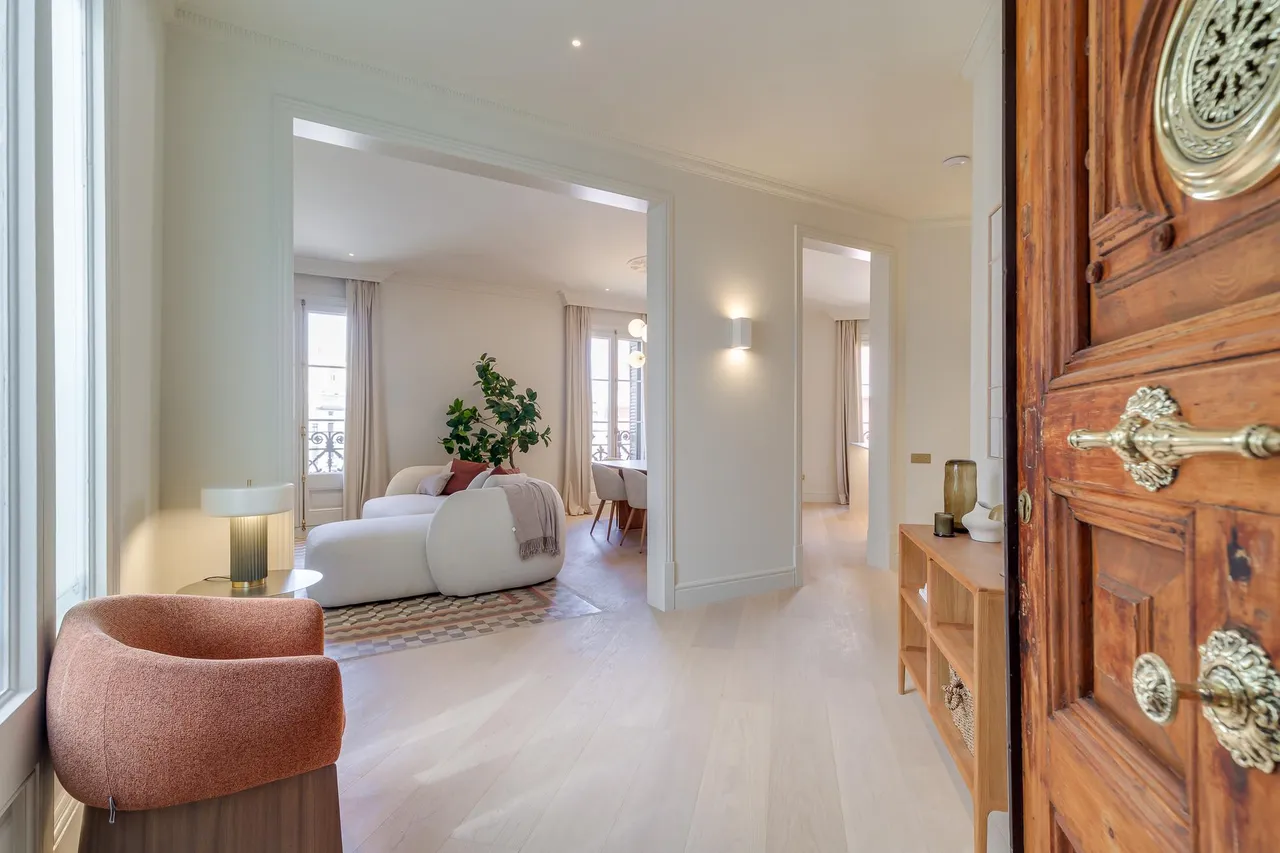 living - Ático de 185m² con 20m² terraza en venta en Eixample Derecho - gallery - 8