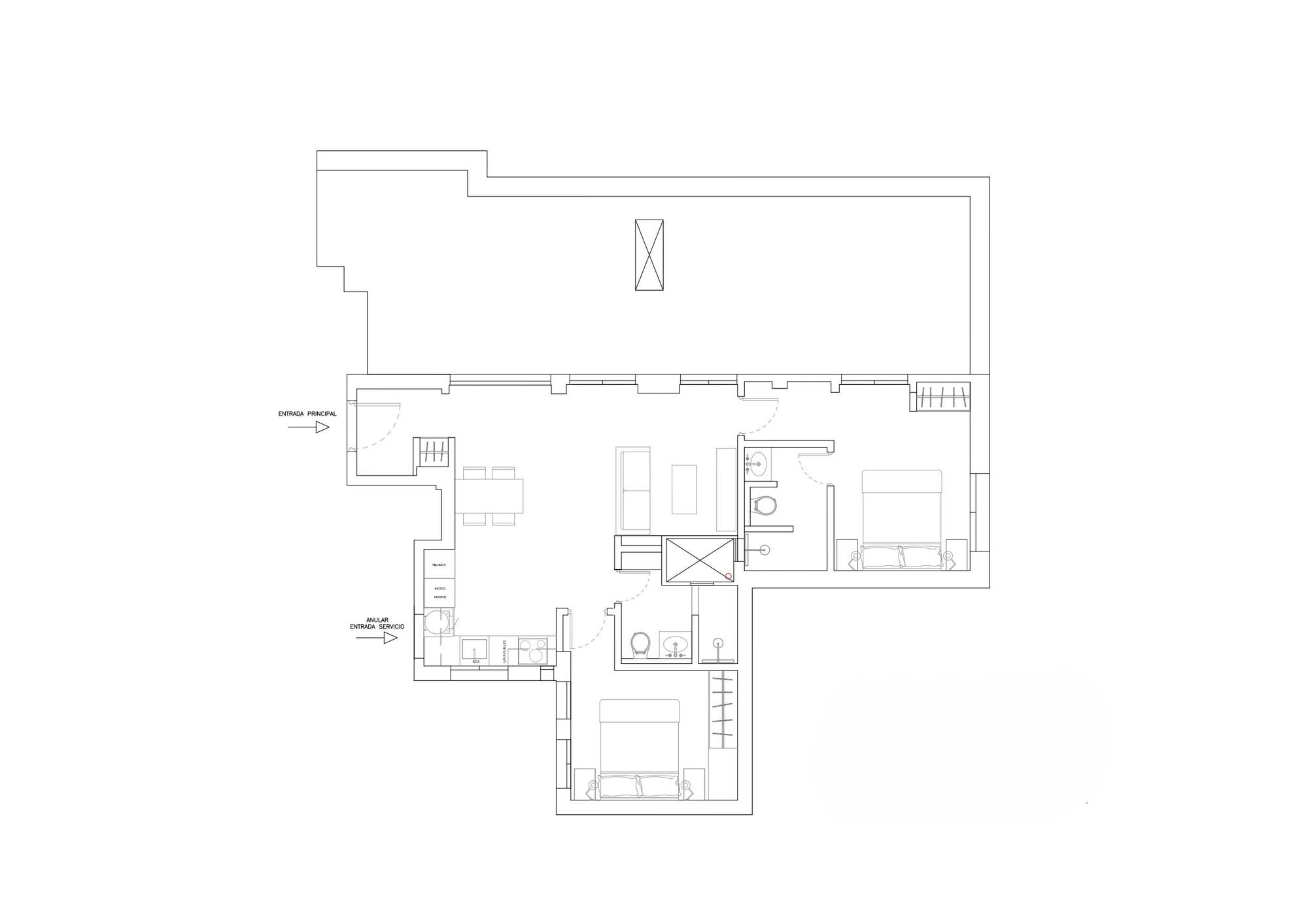 living - Piso de 140m² en venta en Ríos Rosas, Madrid - featured