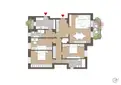 living - Tertulliano 38 - Living - Dils - Verdiepingsplan thumbnail - 1