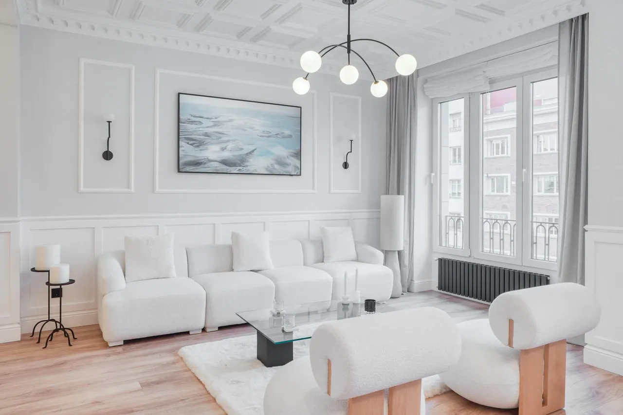 living - 163m² apartment for sale in Goya, Madrid - gallery - 2