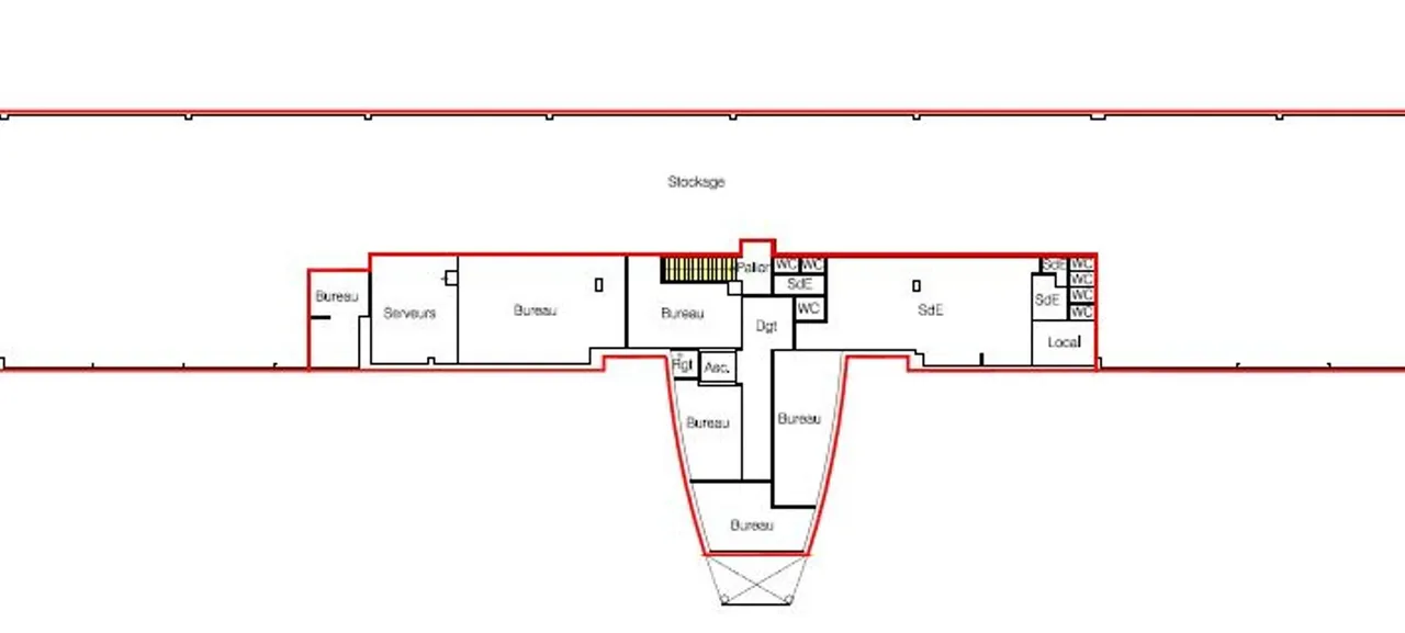 logistics - Logistics Warehouse For Rent - Floor Plan - 3