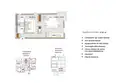 living - Piso de 60m² en alquiler en Palma de Mallorca - Plano del piso thumbnail - 1