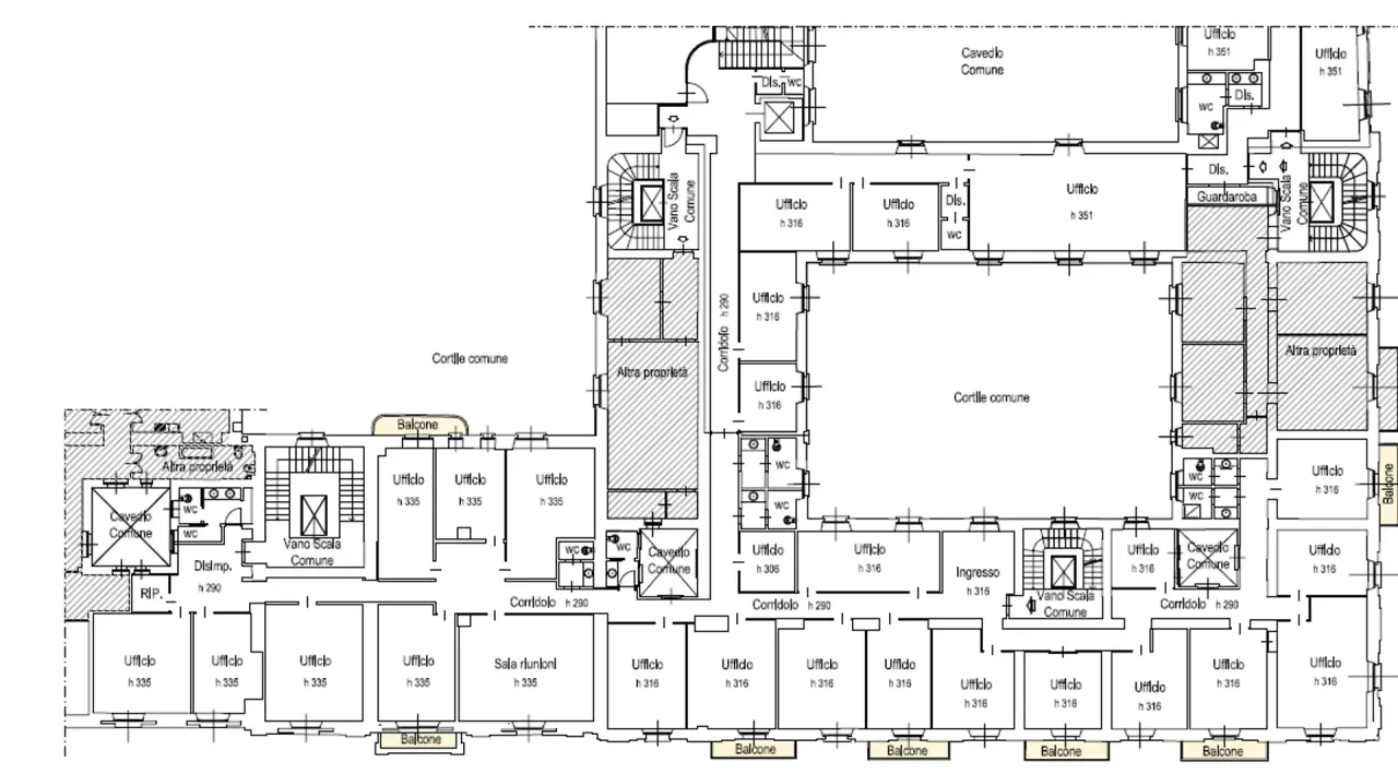 office - Foro Buonaparte 24 - Office - Dils - Floor Plan - 1