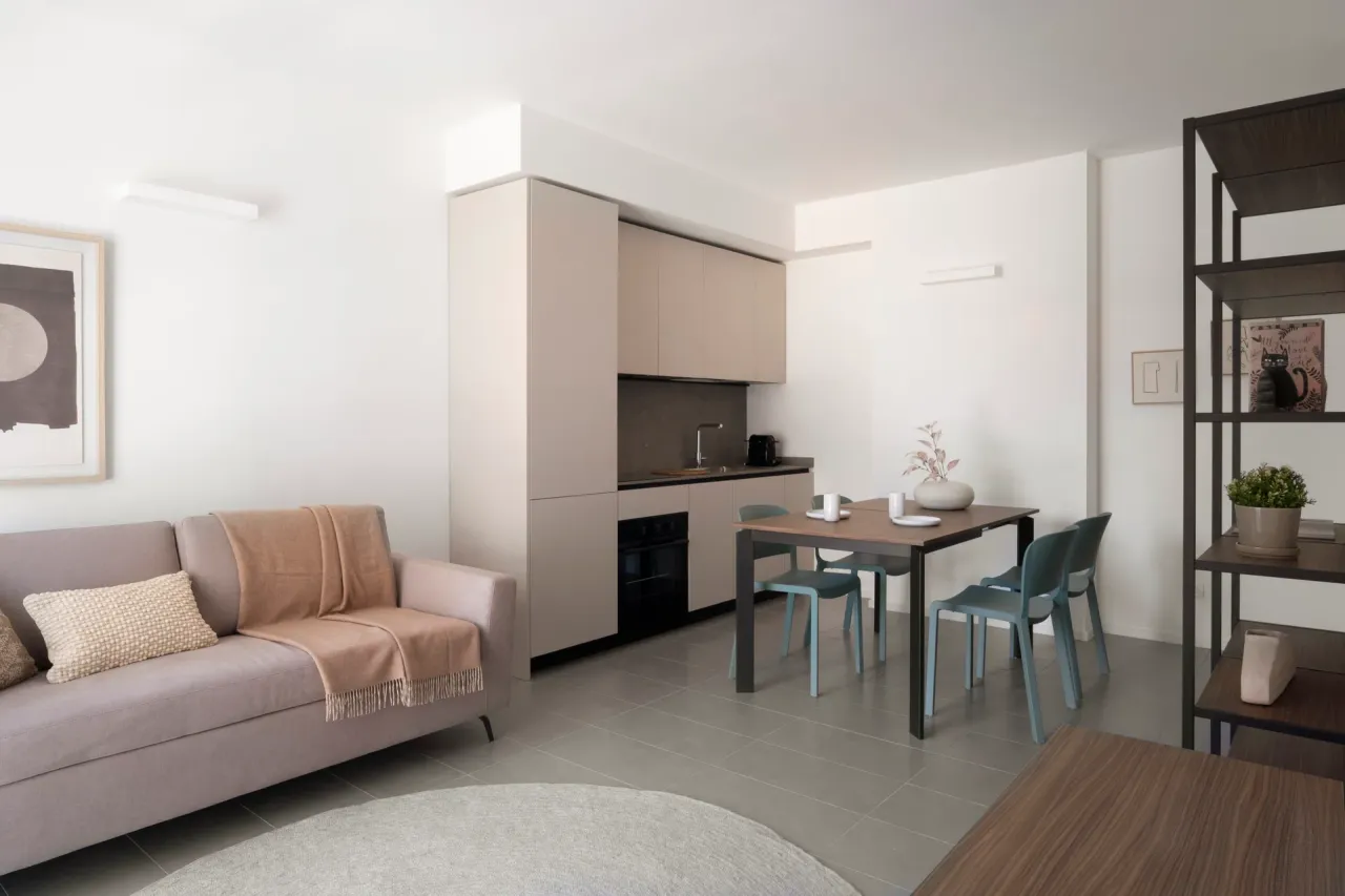 Studio of 47 sqm - Edificio C2 - LivinUp  | Milano - Floor Plan - 3