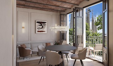 living - Piso de 71m² con 10m² terraza en venta en Sagrada Família - featured