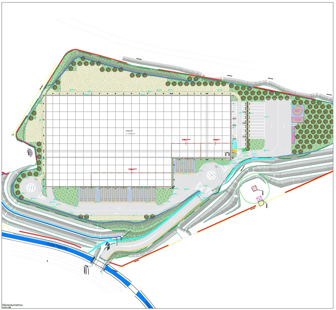 logistics - Passo Corese Warehouse - Logistics - Dils - Floor Plan - 1