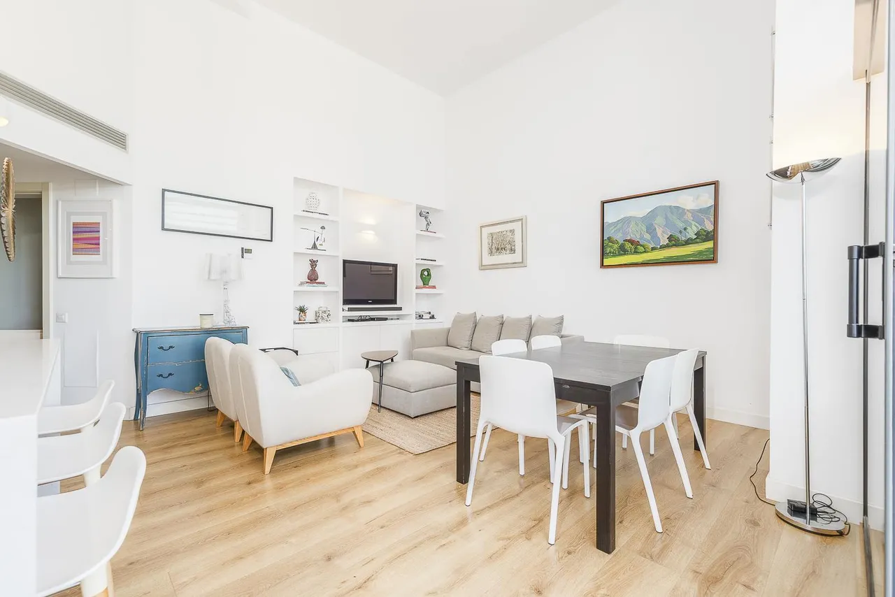 living - Piso de 97m² con 20m² terraza en venta en Diagonal Mar - gallery - 4