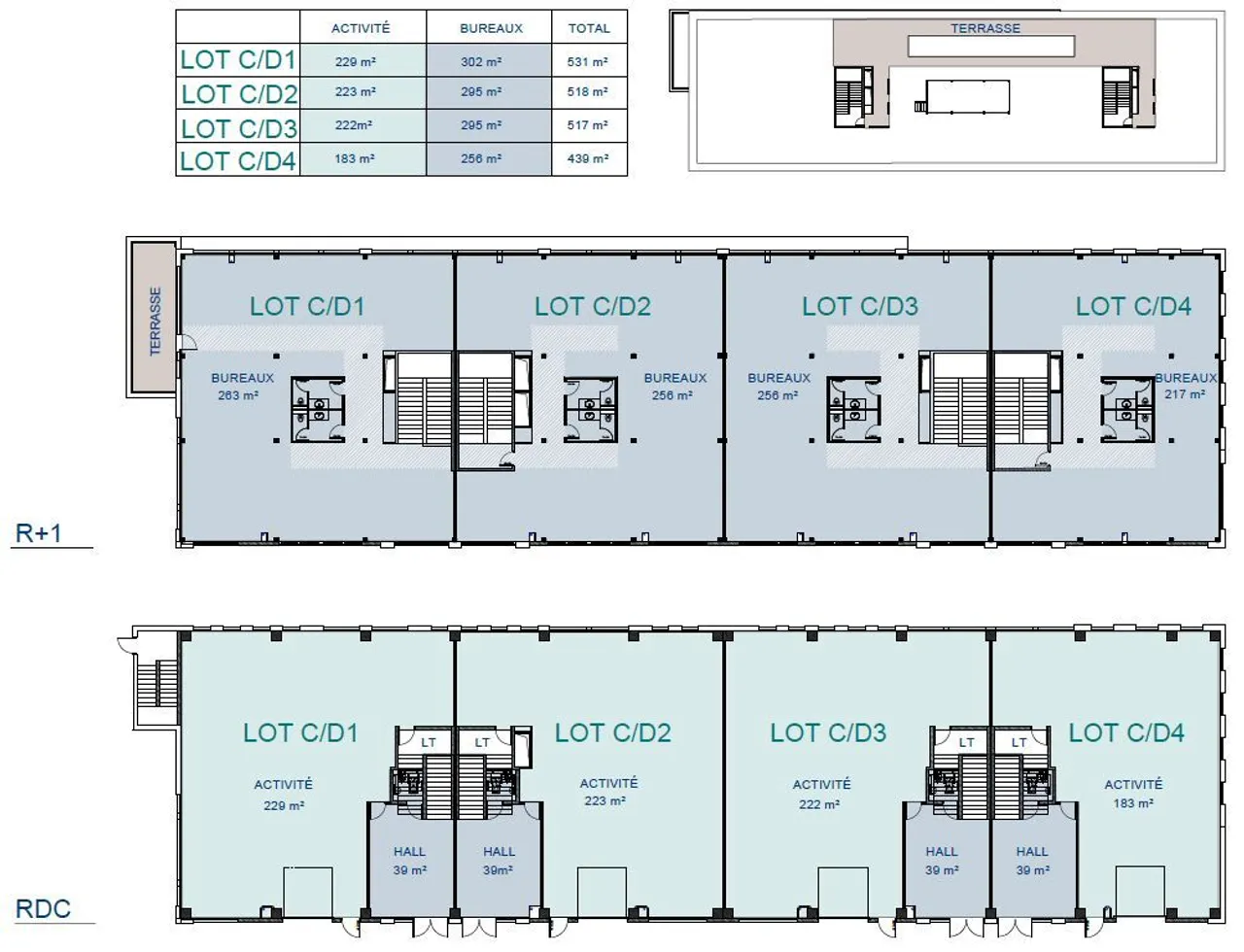 logistics - Light Industrial Premises / Offices For Rent - Floor Plan - 1