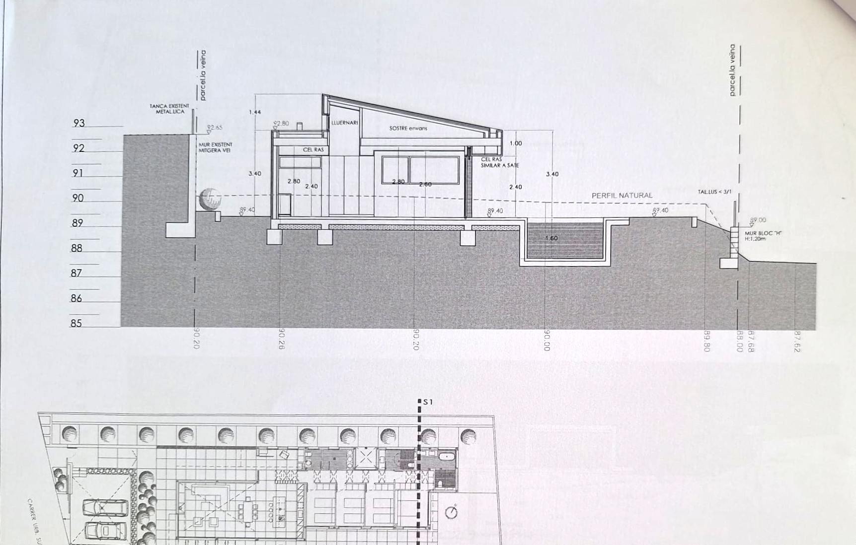 living - 258m² house / villa for sale in Sant Vicenç de Montalt - Floor Plan thumbnail - 1