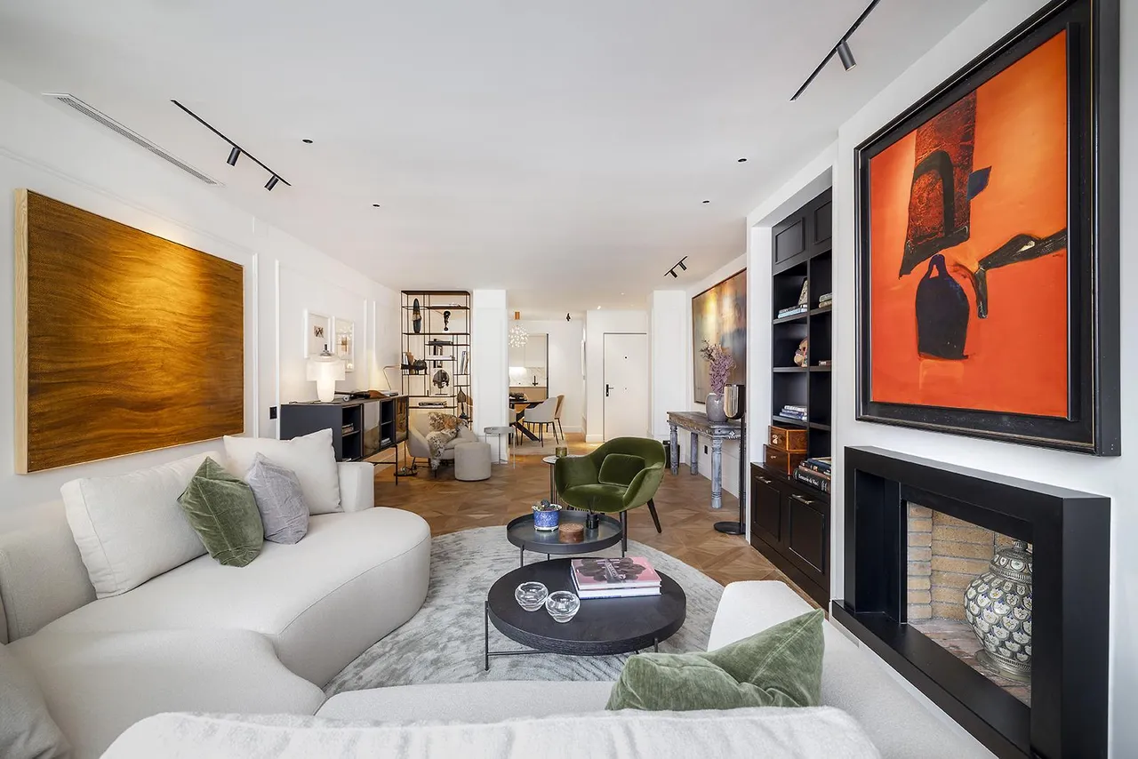 living - Piso de 137m² con 6m² terraza en venta en Turó Park - gallery - 6