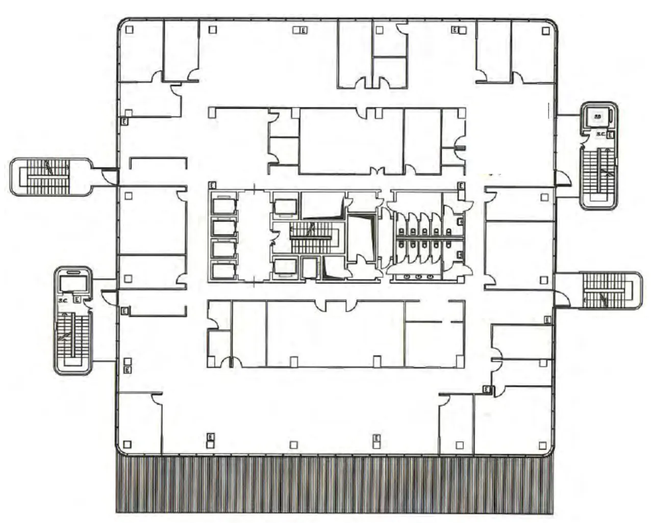 office - Sarca 235 - Office - Dils - Verdiepingsplan - 2