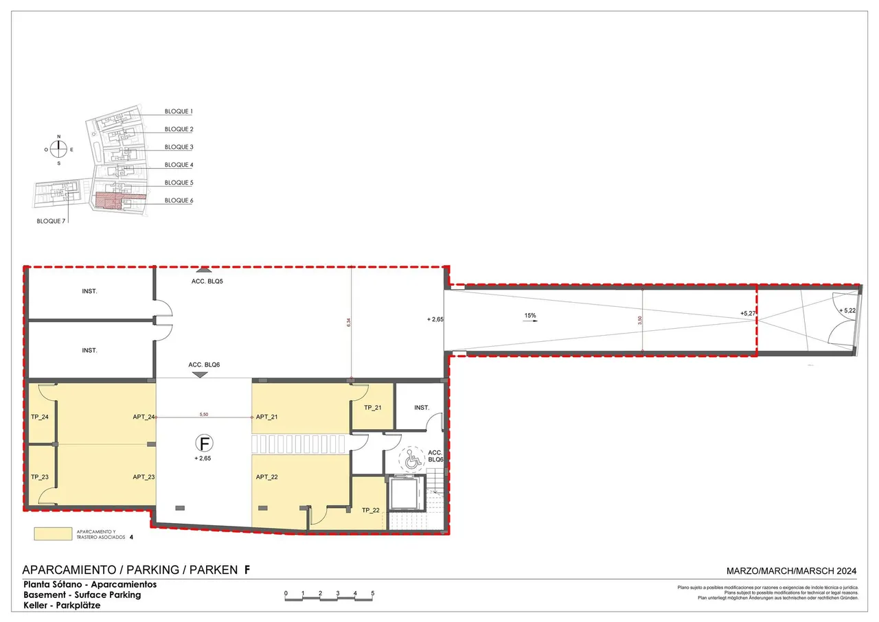 living - Apartments in Colonia de San Jordi - Floor Plan - 5
