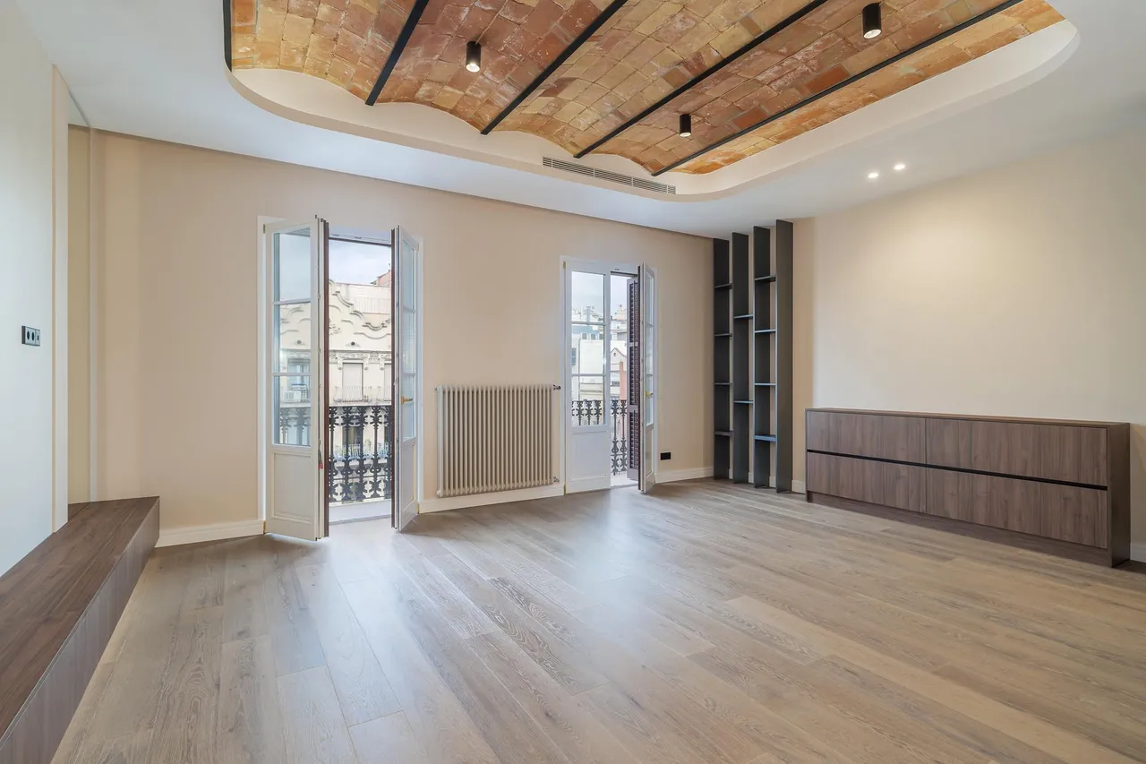 living - Piso de 153m² en venta en Eixample Derecho, Barcelona - gallery - 2
